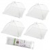 XONOR (Set of 4) Large Pop-Up Mesh Screen Food Cover Tents - Keep Out Flies, Bugs, Mosquitos - Reusable